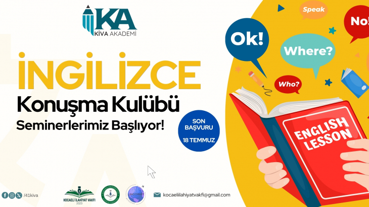 KİVA AKADEMİ'DE İNGİLİZCE KONUŞMA KULÜBÜ BAŞLIYOR!